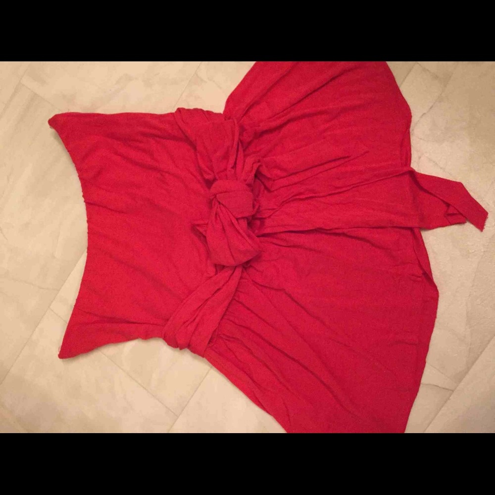 Red Tube Top - Picture 2 of 2
